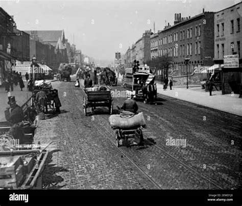 vintage photograph    kent road southwark london  stock photo alamy