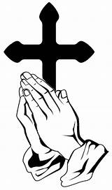 Praying Hands Transparent Background Clip Clipart Prayer Pray Cross Library Finger Wonder Drawing sketch template