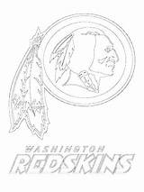 Pages Coloring Seattle Seahawks Redskins Logo Washington Getcolorings Getdrawings Col sketch template