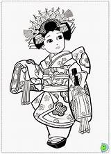 Dinokids Japonesas Kimono Bonecas Anúncios sketch template