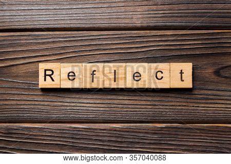 reflect word written image photo  trial bigstock
