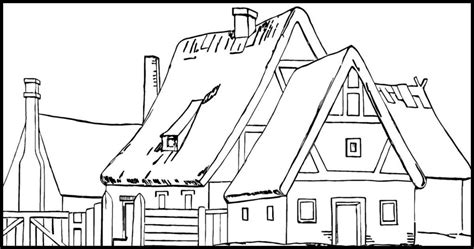 pretty house coloring pages coloring pages