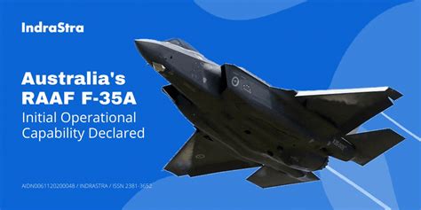 Australias Raaf F 35a Initial Operational Capability Declared