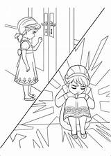 Frozen Coloring Pages Printable Disney sketch template