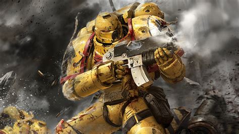 warhammer   space marines imperial fists hd wallpapers
