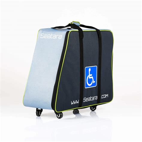 wheelable carrying case  wheelchair  seatara