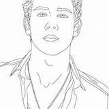 Jonas Nick Coloring Pages Close Hellokids sketch template