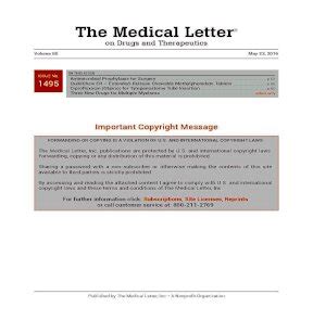 medical letter  drugs  therapeutics