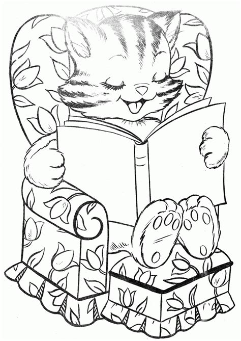 kittens coloring pages coloring home