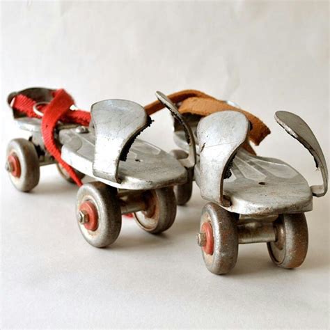 roller skates roller skates childhood memories vintage metal