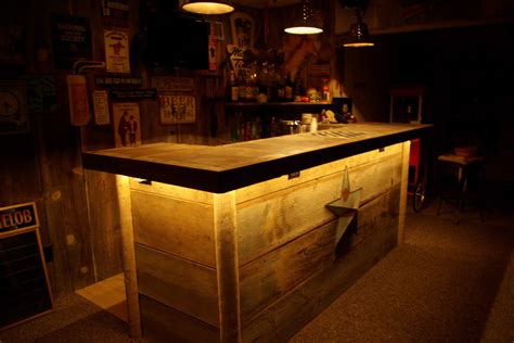 reclaimed rustics barn wood bar