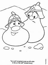 Coloring Veggie Tales Pages Jonah Popular sketch template