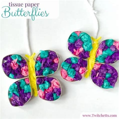 tissue paper butterflies twitchetts