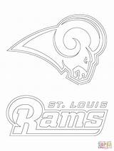 Rams Coloring Logo Louis St Pages Cardinals Printable Nfl Blues Football Color Patriots Supercoloring Clipart Stencil Silhouette Logos Click Crafts sketch template