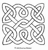 Celtic Knot Coloring sketch template