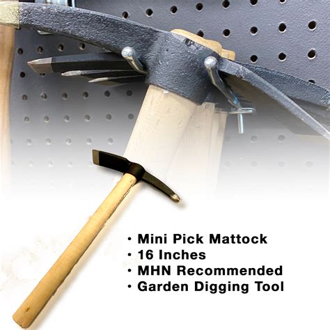 mini pick mattock garden tool  digging prying chopping