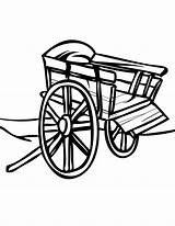 Cart Coloring Pages Golf Handipoints Handcart Pioneer Getcolorings Primarygames Transportation Color Cat Template sketch template