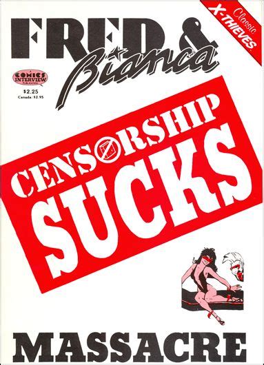 Fred And Bianca Censorship Sucks Special Comic Book By Comics Interview