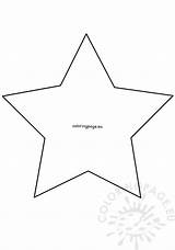 Template Point Star sketch template