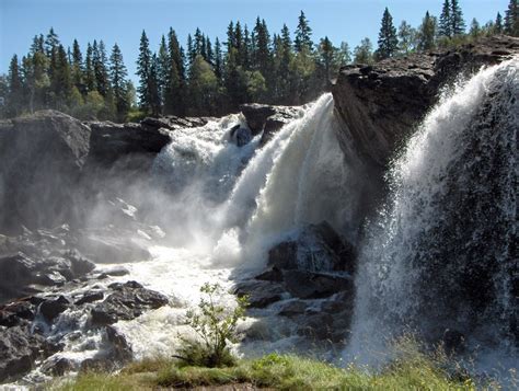 tannforsen waterfall sweden places ive  greats visiting trip outdoor australian