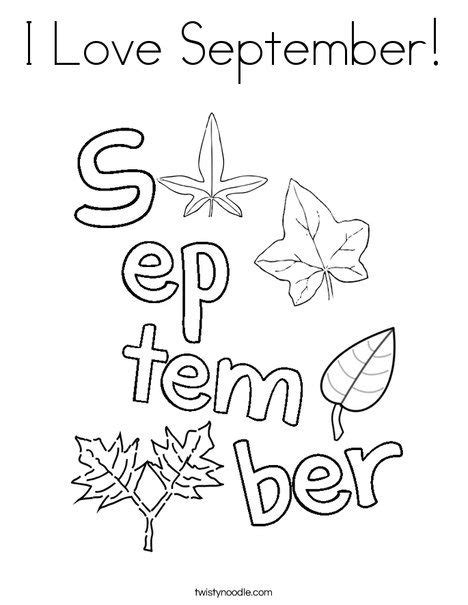 september coloring pages  kids