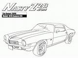 Camaro Coloring Pages Ss Car Muscle Chevy Chevrolet 1969 Cars Z28 Classic Drawing Truck Book Drawings Printable Lowrider American Letscolorit sketch template
