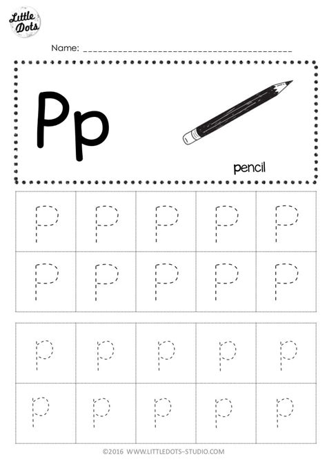 tracing p worksheets alphabetworksheetsfreecom