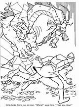 Dragons Lair Dragon Color Children Am sketch template