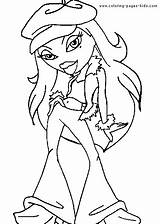 Bratz Coloring Pages Cartoon Color Character Printable Kids Characters Cartoonwatcher Sheets Found sketch template