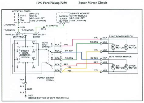 power mirror wiring diagram ford  forum community  ford truck fans