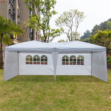 zimtown    outdoor ez pop  party tent patio wedding canopy gazebo pavilion car tent