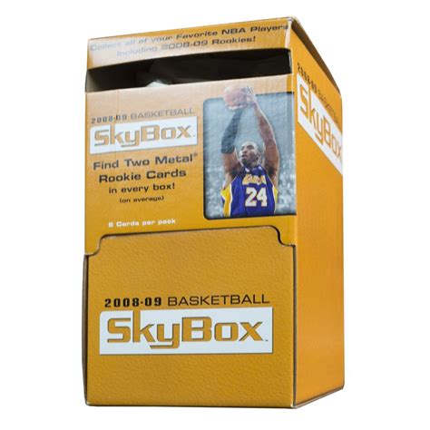 2008 09 Upper Deck Skybox Basketball 48ct Gravity Feed Box Steel City