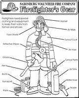 Coloring Pages Firefighter Fire Safety Preschoolers Extinguisher Prevention Getcolorings Printable Brilliant Pretty sketch template