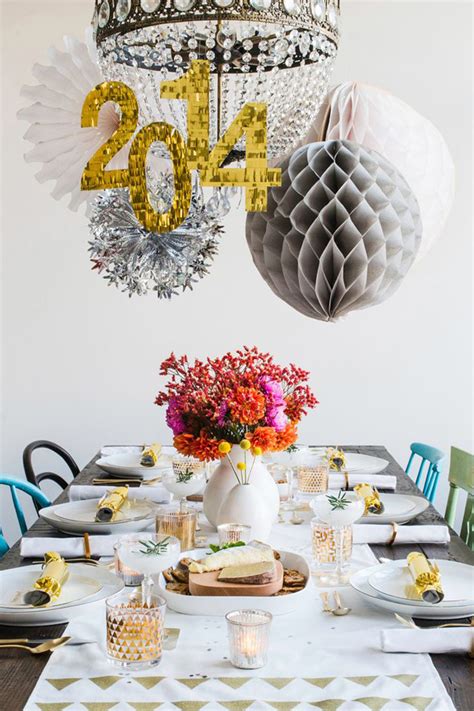 new year table setting ideas homemydesign