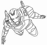 Iron Man Coloring Pages Avengers sketch template