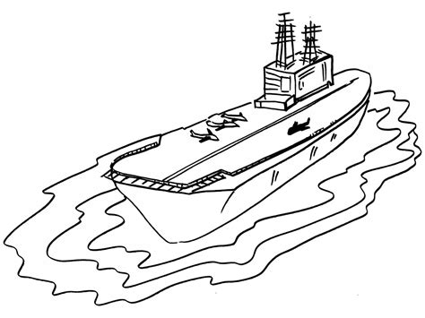 navy ship coloring pages sketch coloring page