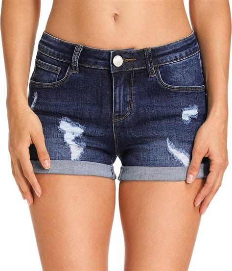 hocaies femme short basique en dete jean shorts jeans shorts de femme en jean effet  shorts