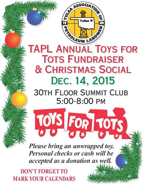 event toys  tots christmas social