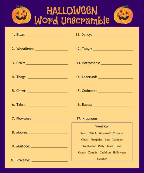 halloween activities  printables pages