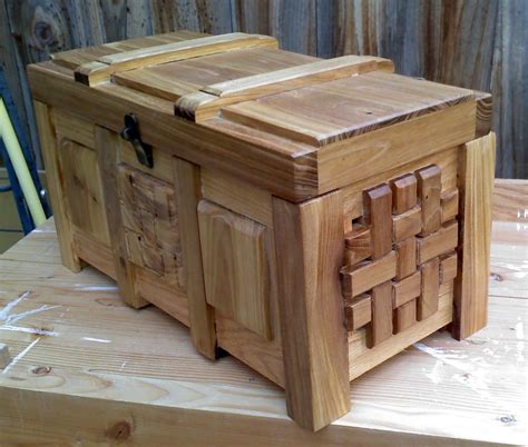custom  woven wood box    grain custom woodwork