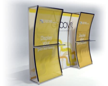 lightweight fabric designs  portable trade show displays