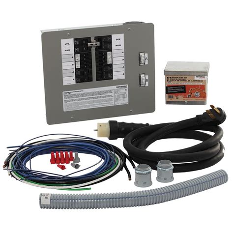 generac  amp generator transfer switch kit    circuits  indoor applications