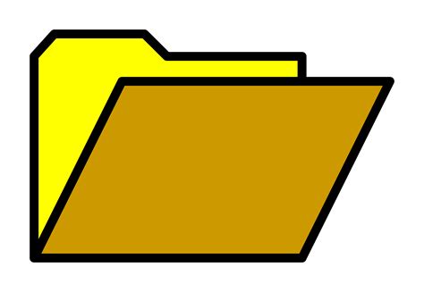 yellow folder cliparts   yellow folder cliparts png