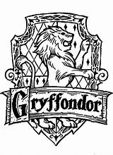 Hufflepuff Hogwarts Gryffindor Gryffondor Pintar Blason Getdrawings Colorier Ausmalen Griffondor Yodibujo Casas Clipartmag sketch template