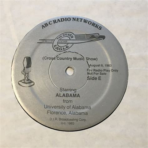 alabama silver eagle cross country  show  vinyl discogs