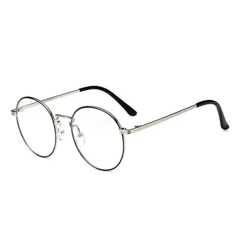 new hipster vintage metal round glasses frame super thin wild match gl