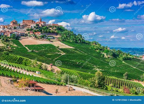 view  la morra   province  cuneo piedmont italy stock photo image  journey view