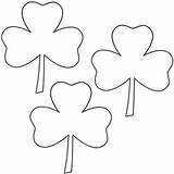 Coloring St Clover Leaf Three Patrick Clovers Pages Patricks Shamrock Printable Clove Trinity Saint Print Color Ig Clipart Sheets Clip sketch template