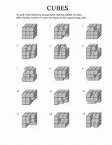 Cubes Count Tes Resources Teaching sketch template