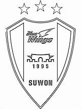 Coloring Pages Korea Korean Suwon Samsung Bluewings Sheets Visit Logo South sketch template